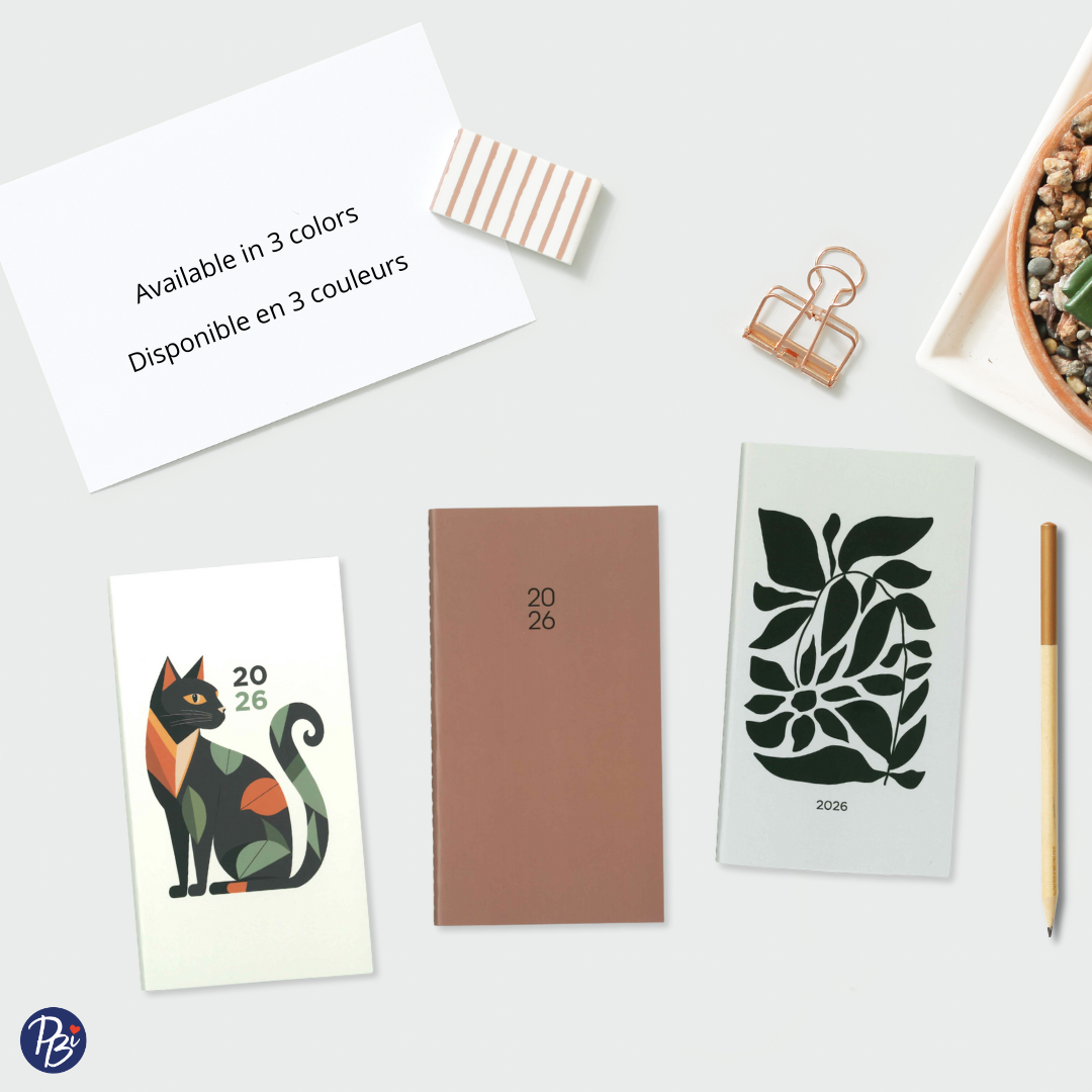 AGENDA ANNUEL 2026 MINI COLO-MOCHA MOUSSE PBI AGENDA