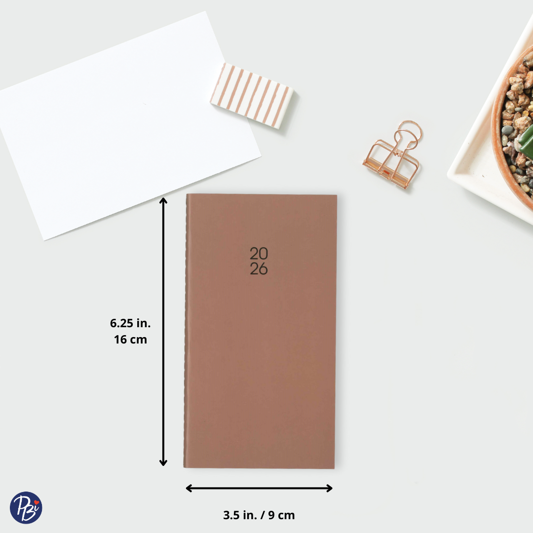 AGENDA ANNUEL 2026 MINI COLO-MOCHA MOUSSE PBI AGENDA