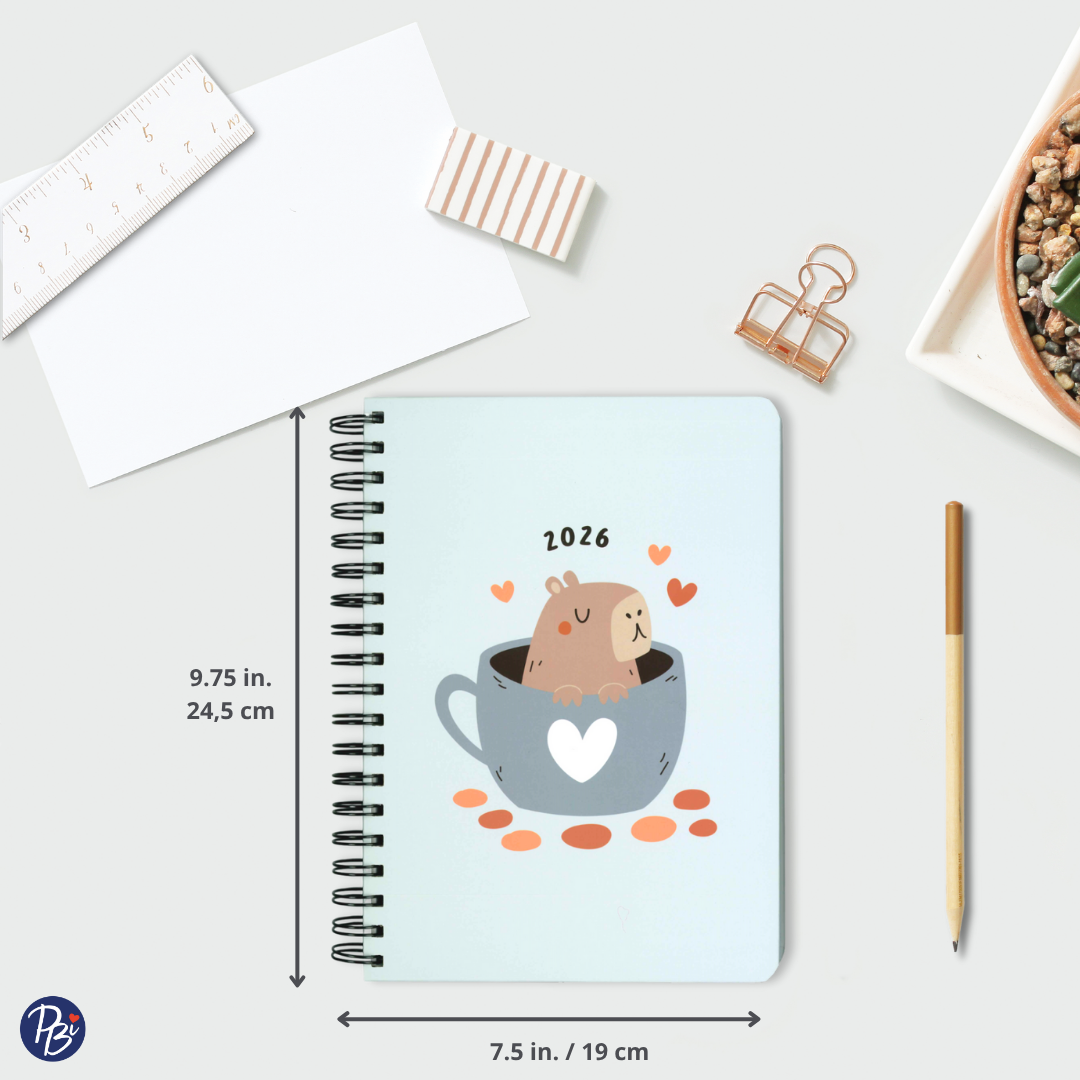 AGENDA ANNUEL 2026 - CAPYBARA PBI AGENDA