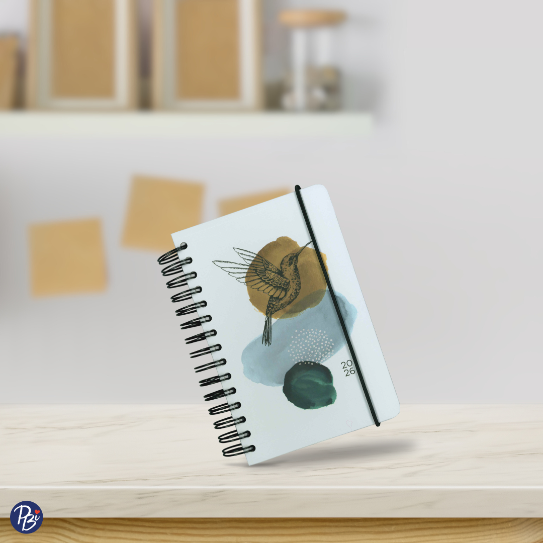 AGENDA ANNUEL 2026- PETIT 1J/1P- COLIBRI PBI AGENDA