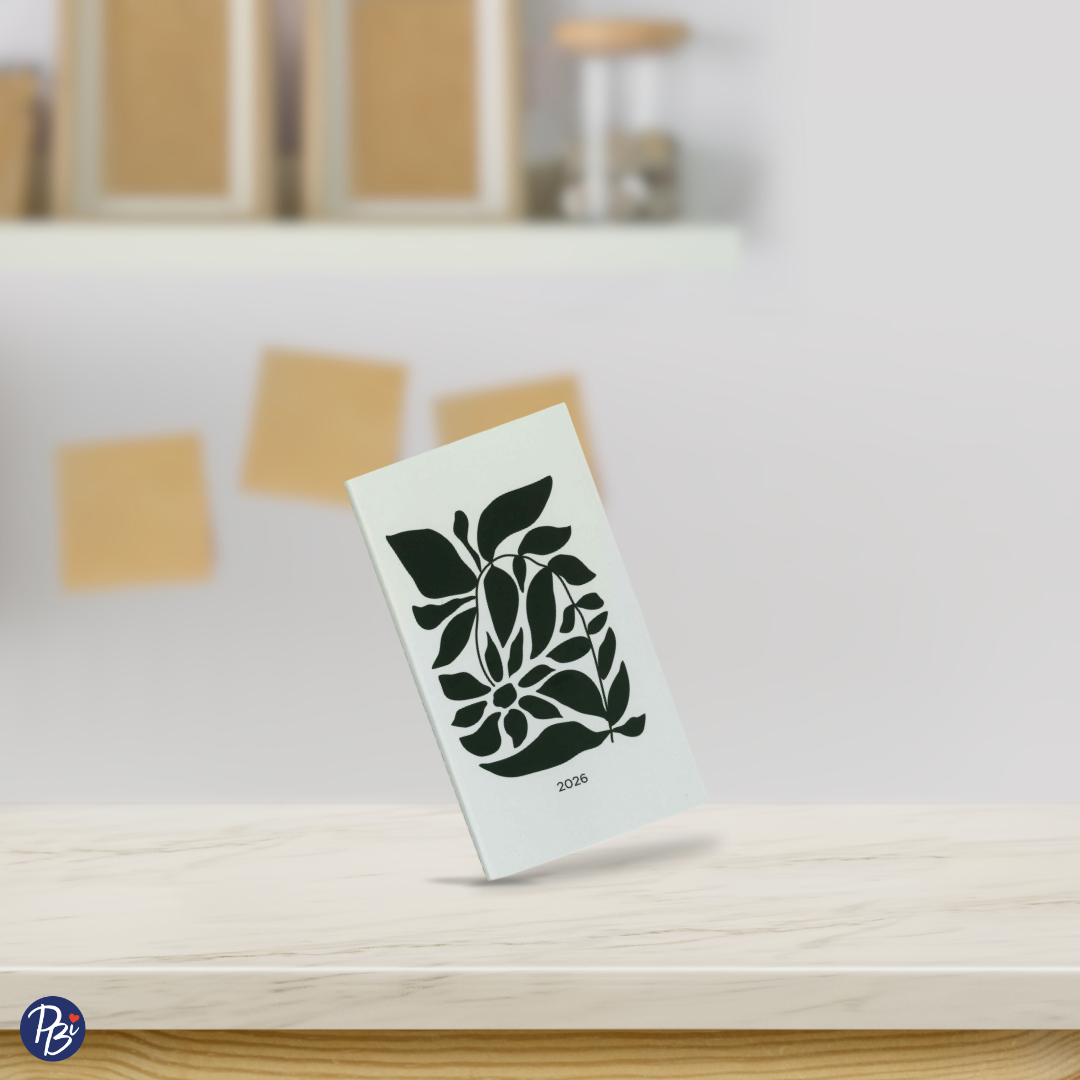 AGENDA ANNUEL 2026 - MINI COLO- FLEURS NOIRES PBI AGENDA