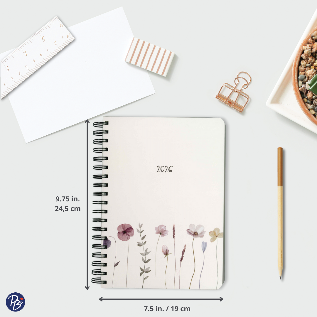 AGENDA ANNUEL 2026- PETITES FLEURS PBI AGENDA