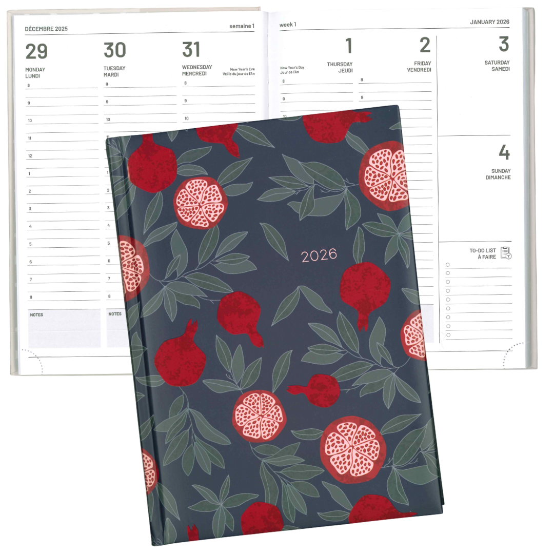 AGENDA ANNUEL 2026- POMEGRENADE PBI AGENDA