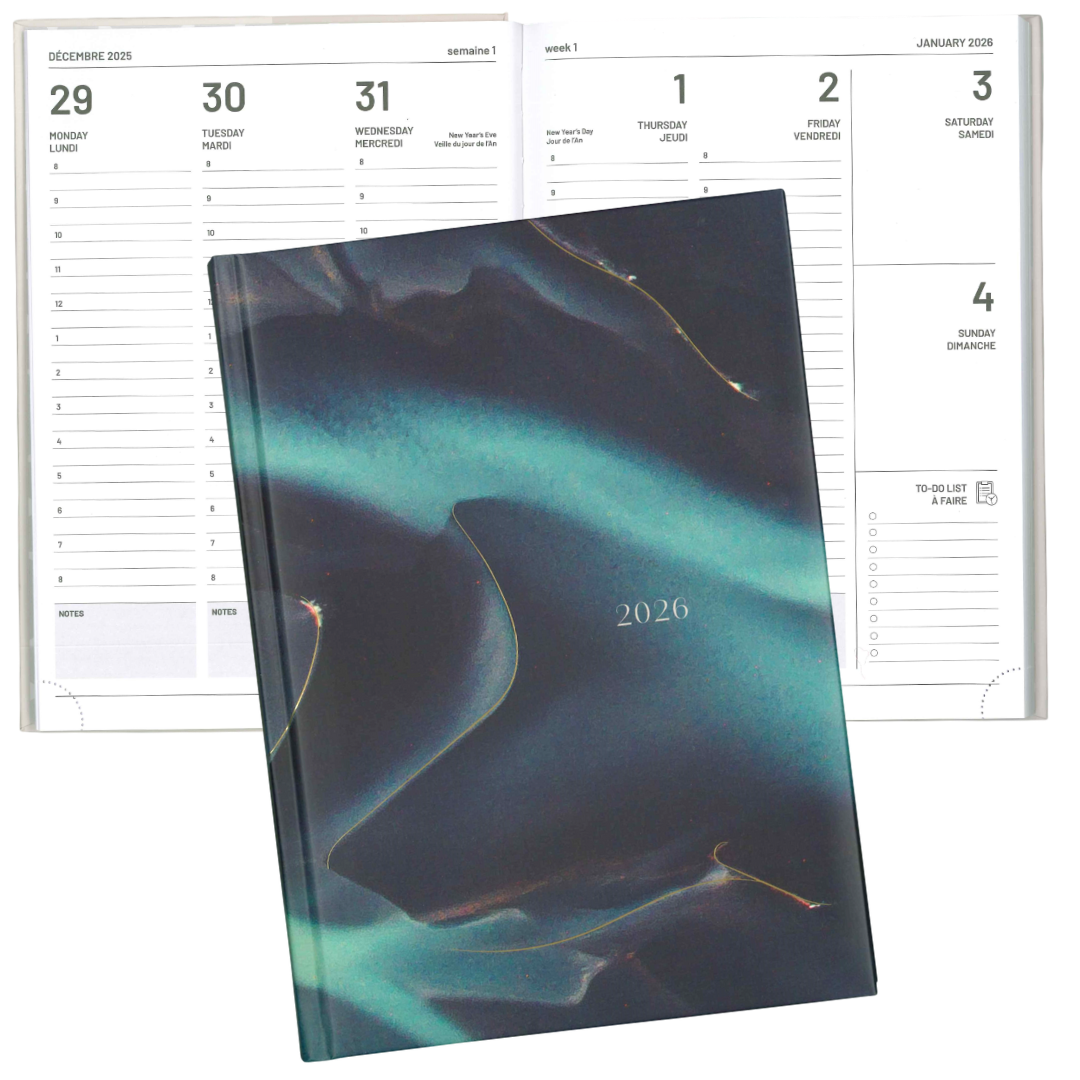 AGENDA ANNUEL 2026-MARBRE BLEU PBI AGENDA