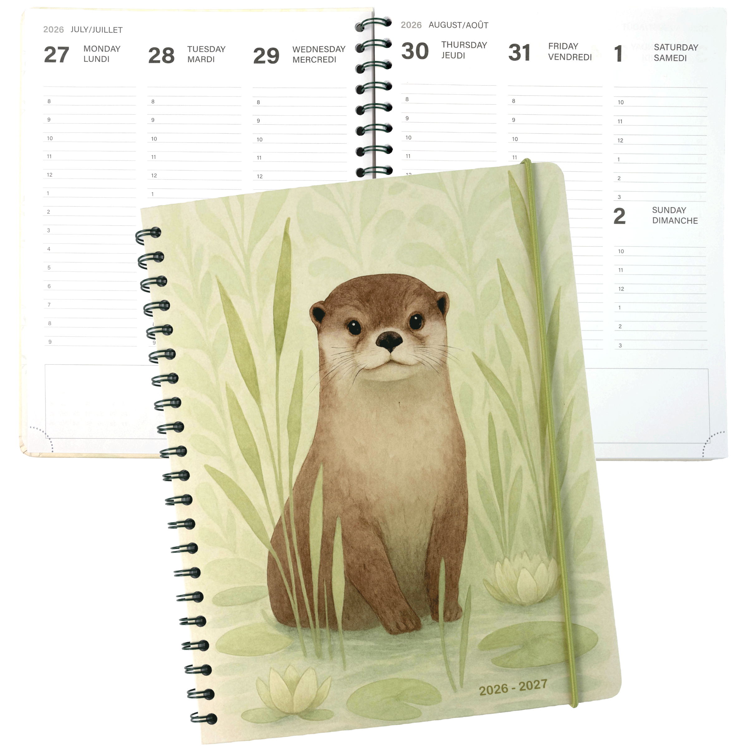 ACADEMIC AGENDA 2026-2027- LARGE 1W/2P- OTTER