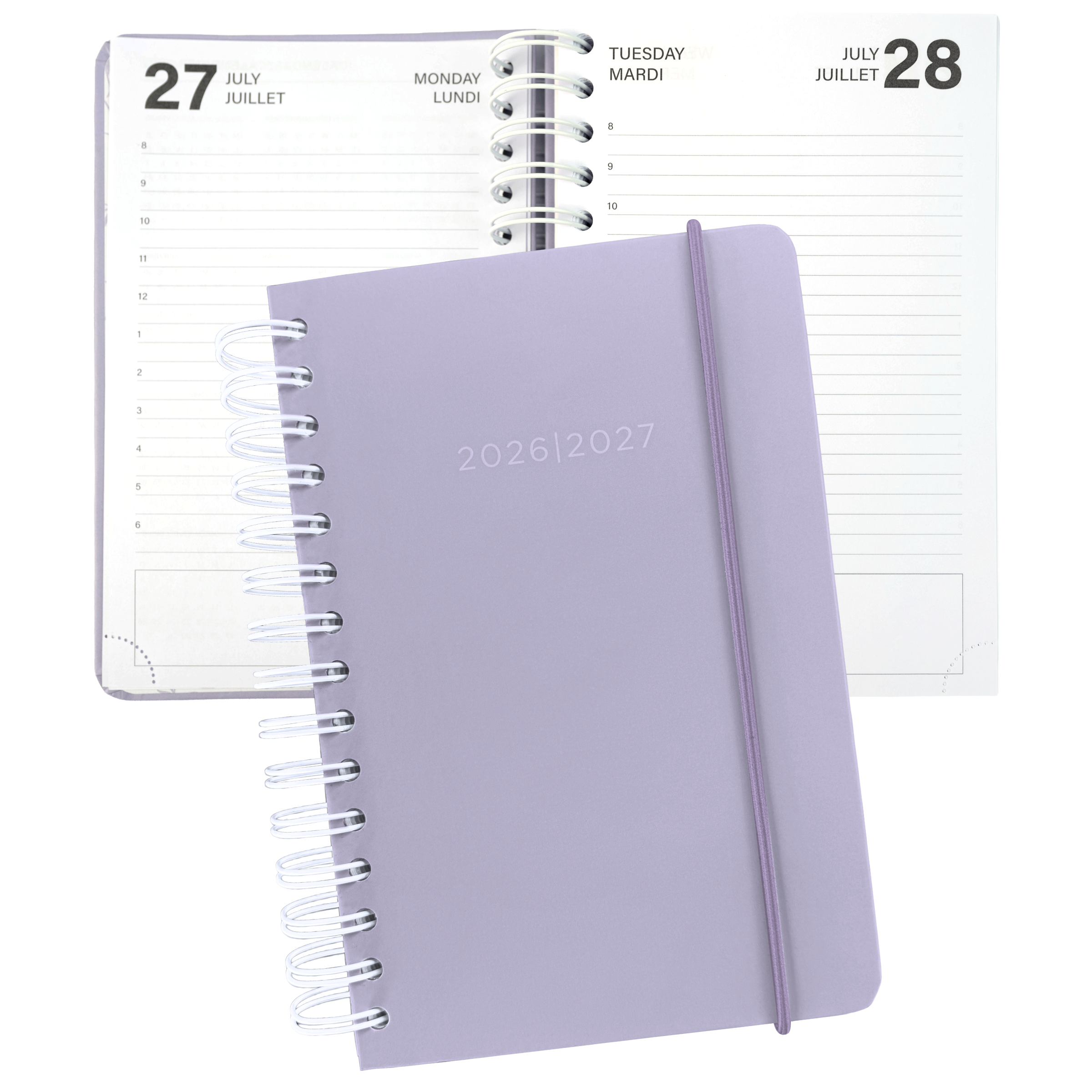 ACADEMIC AGENDA 2026-2027- SMALL 1D/1P- PASTEL PURPLE