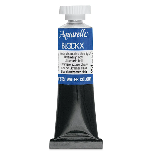 Aquarelle Français Bleu Outremer Clair - Tube 15Ml BLOCKX
