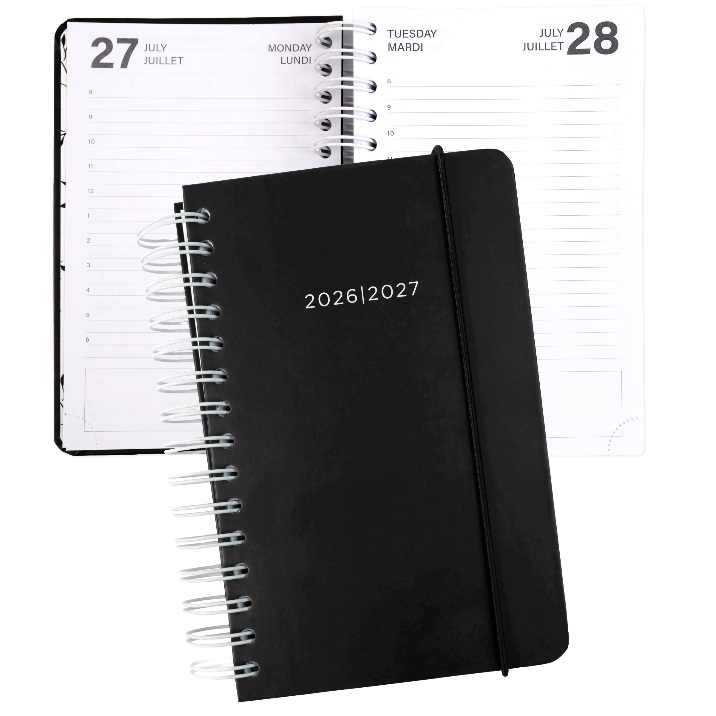 ACADEMIC AGENDA 2026-2027- SMALL 1D/1P- BLACK