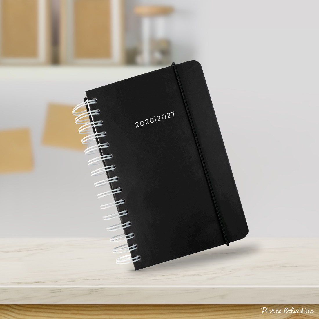 AGENDA ACADÉMIQUE 2026-2027- PETIT 1J / 1 P - NOIR