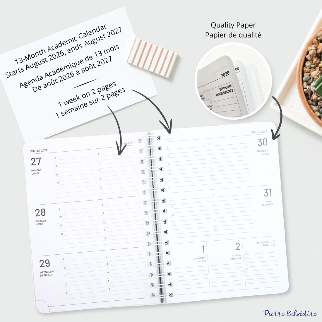 ACADEMIC AGENDA 2026-2027- MEDIUM 1W/2P- COSMO POP