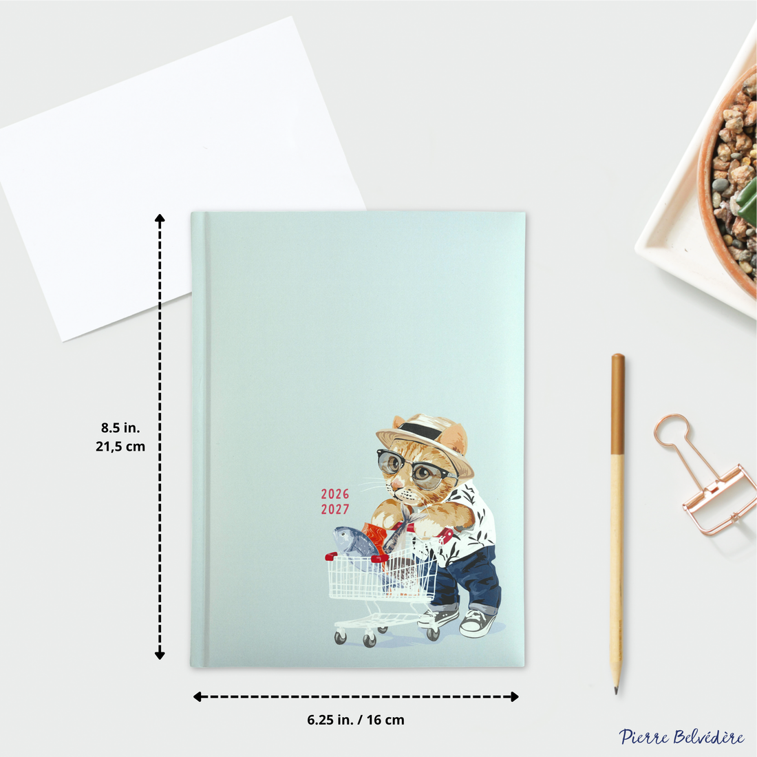 ACADEMIC AGENDA 2026-2027- MEDIUM 1W/2P- CHIC CAT