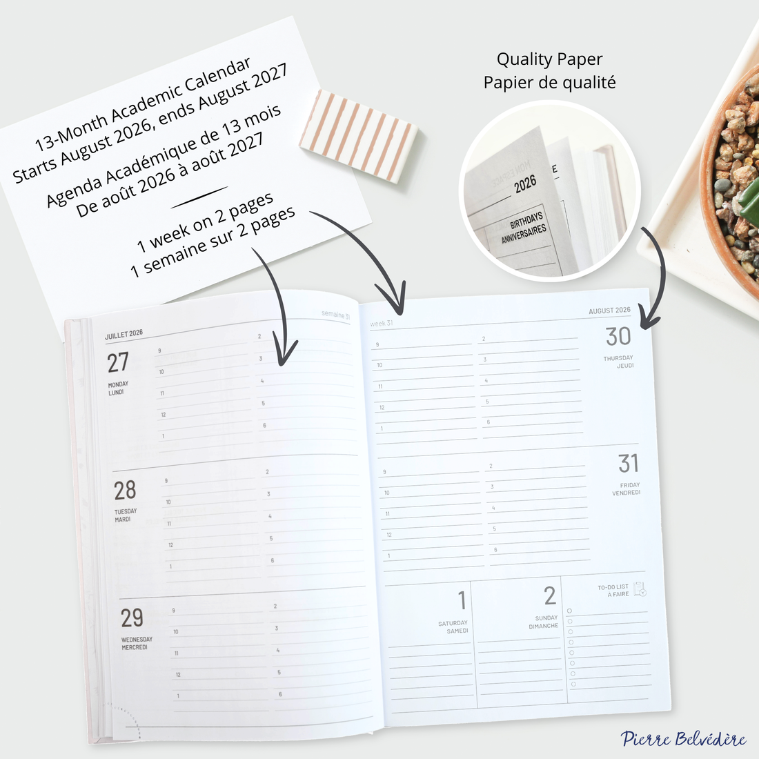 ACADEMIC AGENDA 2026-2027- MEDIUM 1W/2P- PORCUPINE