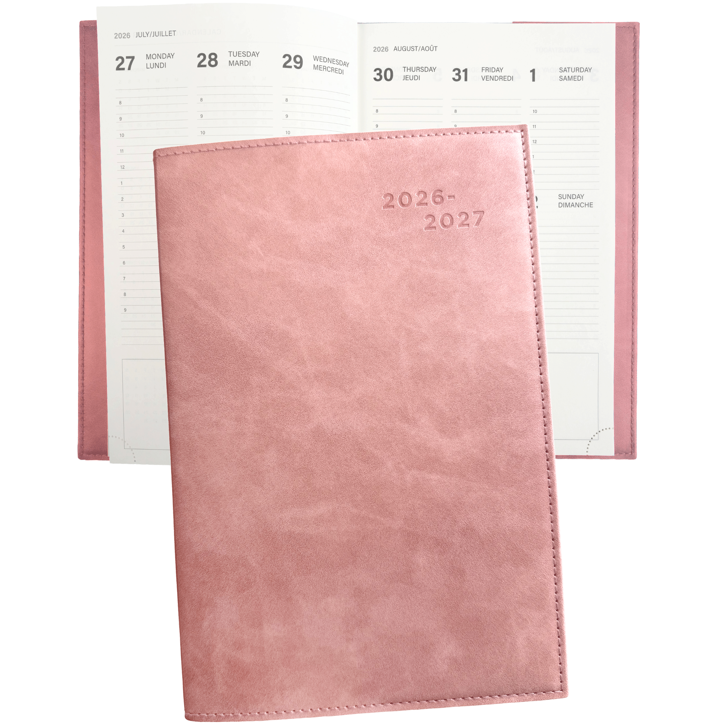 ACADEMIC AGENDA 2026-2027- LARGE 1W/2P-PROGRAMMA- PINK