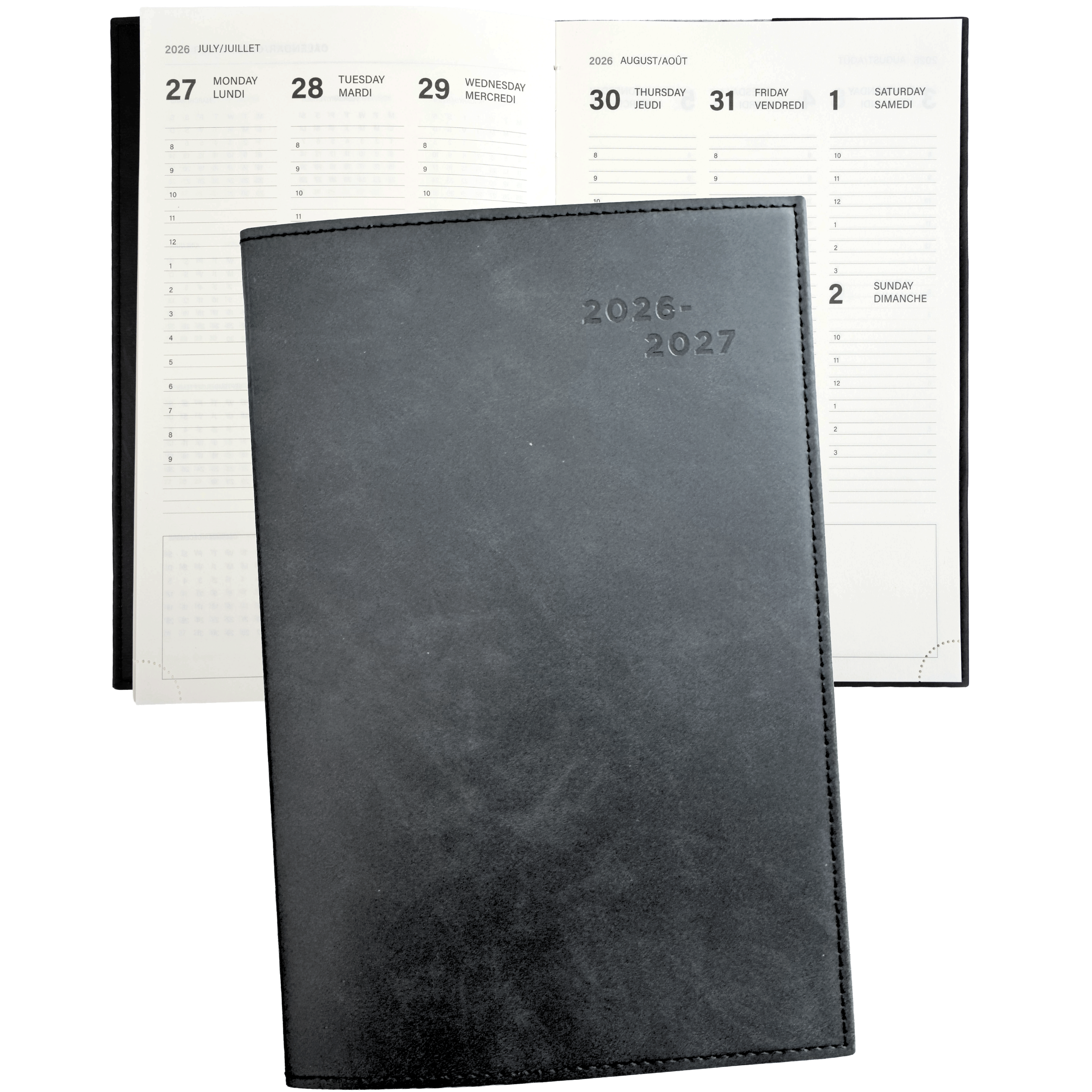 ACADEMIC AGENDA 2026-2027- LARGE 1W/2P-PROGRAMMA- BLACK