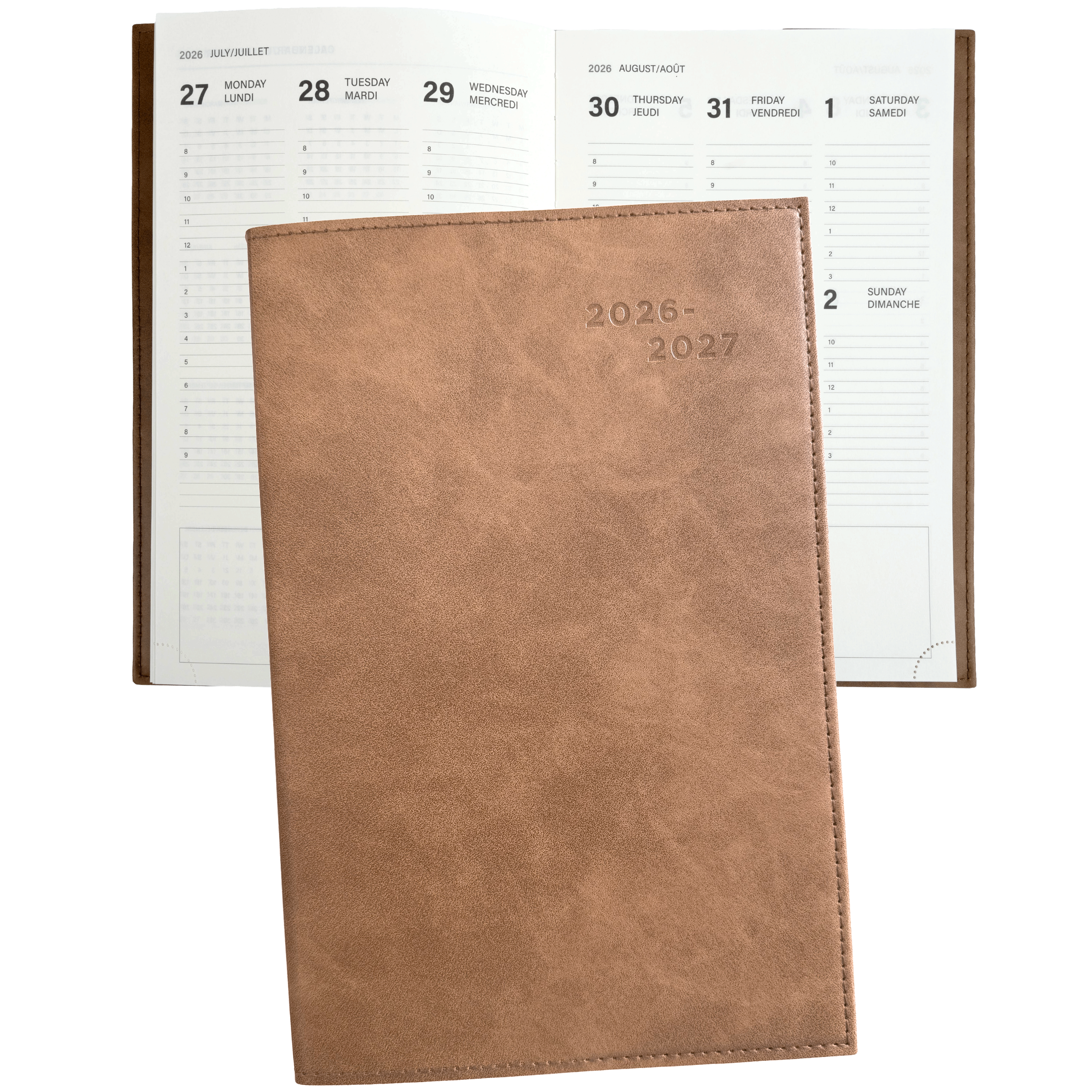 ACADEMIC AGENDA 2026-2027- LARGE 1W/2P-PROGRAMMA- BROWN