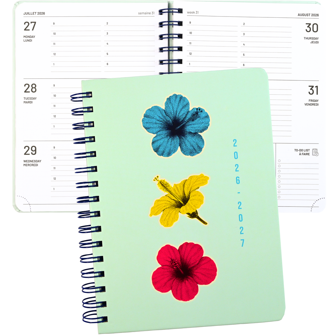 AGENDA ACADÉMIQUE 2026-2027- MOYEN 1S/2P- TRIO DE FLEURS