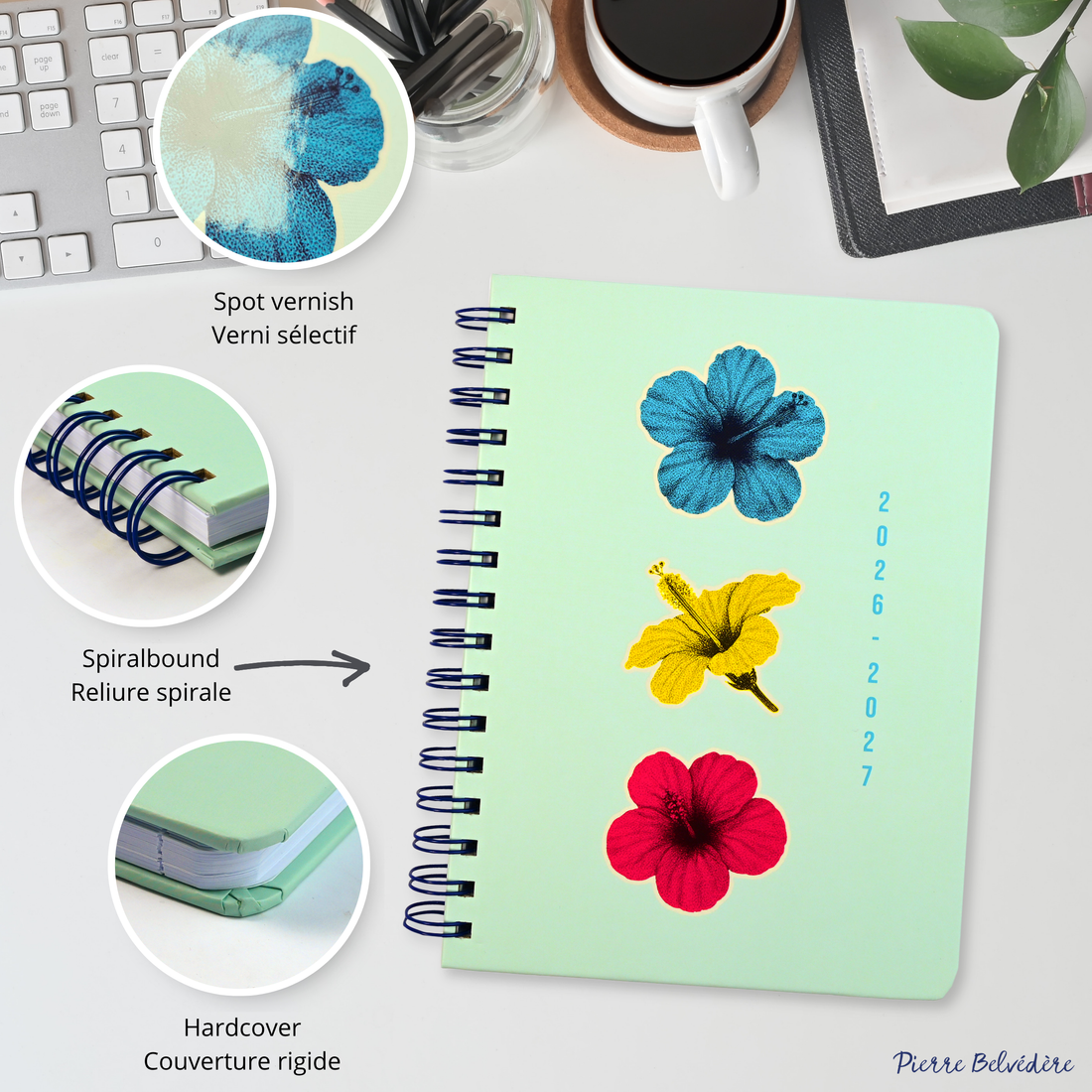 AGENDA ACADÉMIQUE 2026-2027- MOYEN 1S/2P- TRIO DE FLEURS