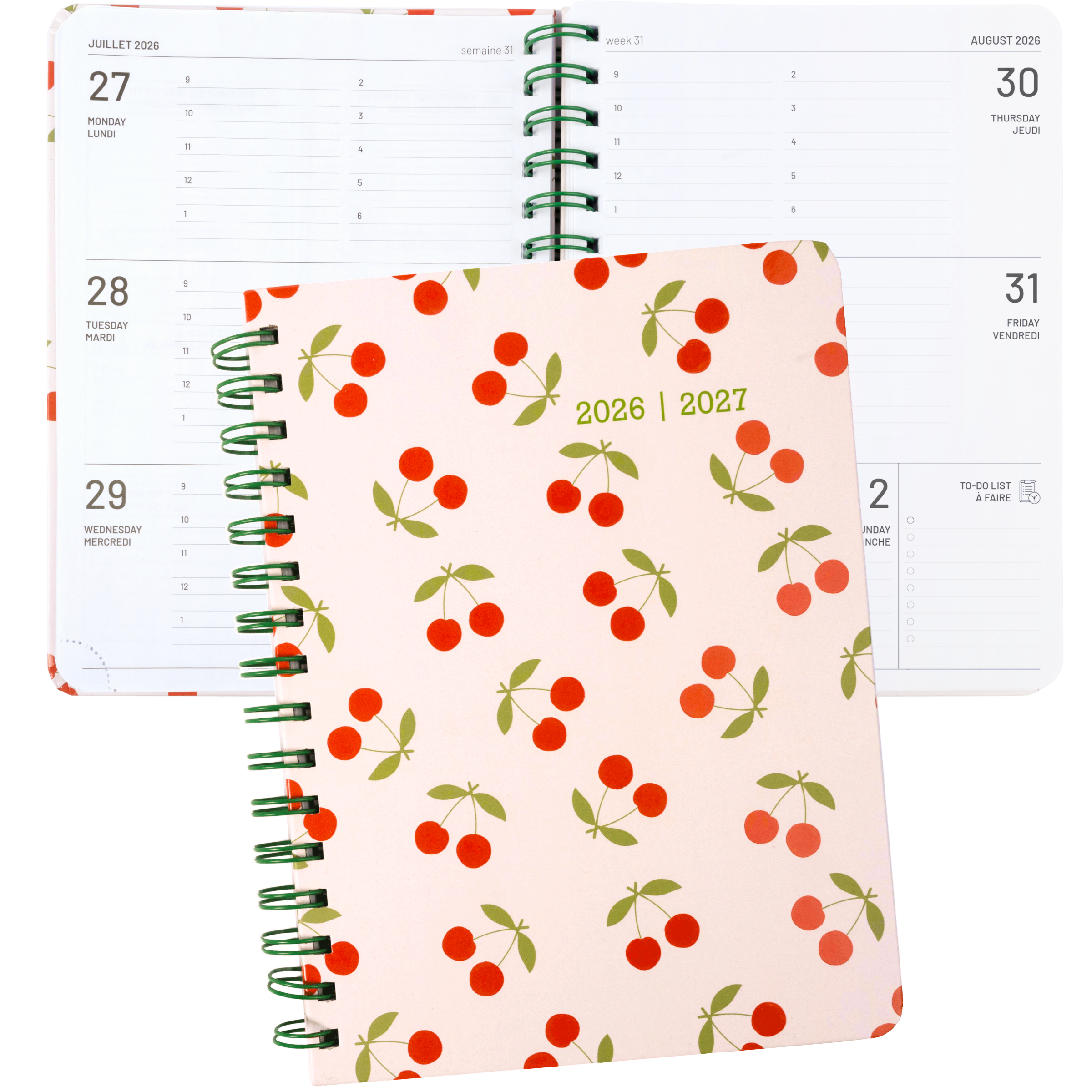 ACADEMIC AGENDA 2026-2027- MEDIUM 1W/2P- CHERRY ON A STEM