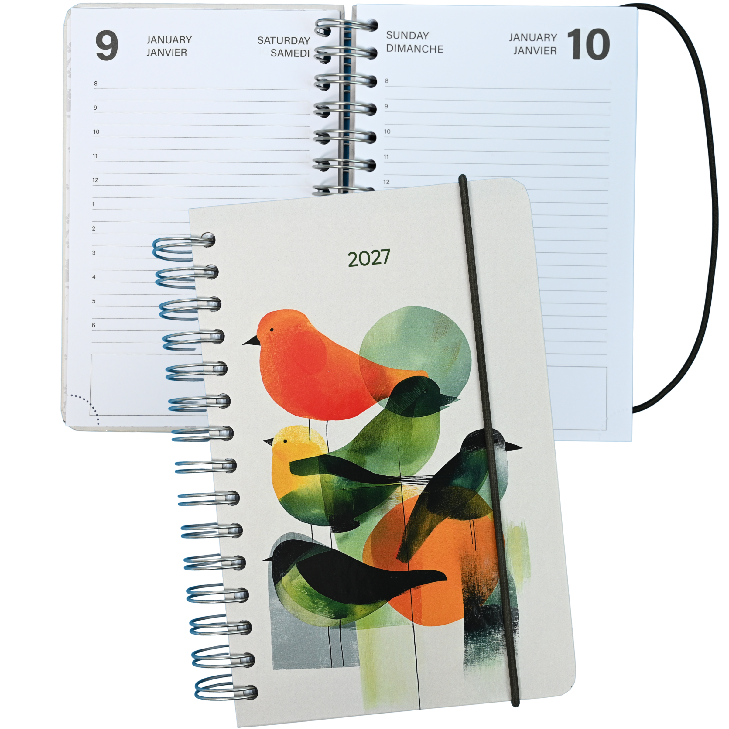 ANNUAL AGENDA 2027- SMALL- 1D/1P-QUIET PERCH