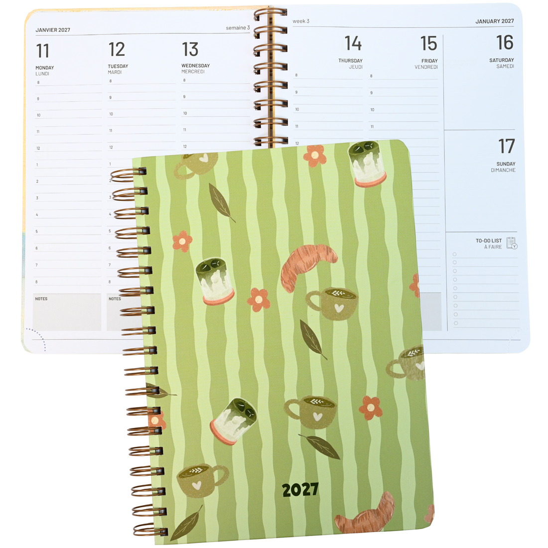 AGENDA ANNUEL 2027- MOYEN- 1S/2P- MATIN MATCHA