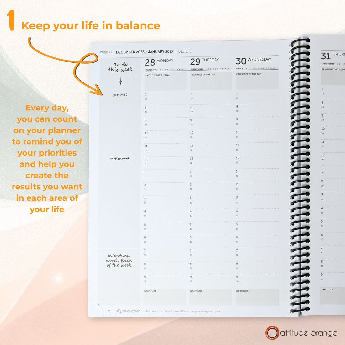 AGENDA ATTITUDE ORANGE 2026 - PBI AGENDA