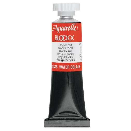 Aquarelle Agrafé Rouge - Tube 15Ml BLOCKX