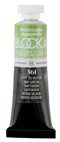 Aquarelle Vert Sève - Tube 15Ml BLOCKX