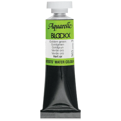 Aquarelle Vert Doré - Tube 15Ml BLOCKX