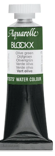 Aquarelle Vert Olive - Tube 15Ml BLOCKX