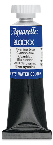 Aquarelle Bleu Cyanine - Tube 15Ml BLOCKX