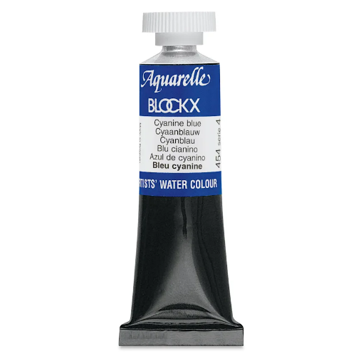 Aquarelle Bleu Cyanine - Tube 15Ml BLOCKX