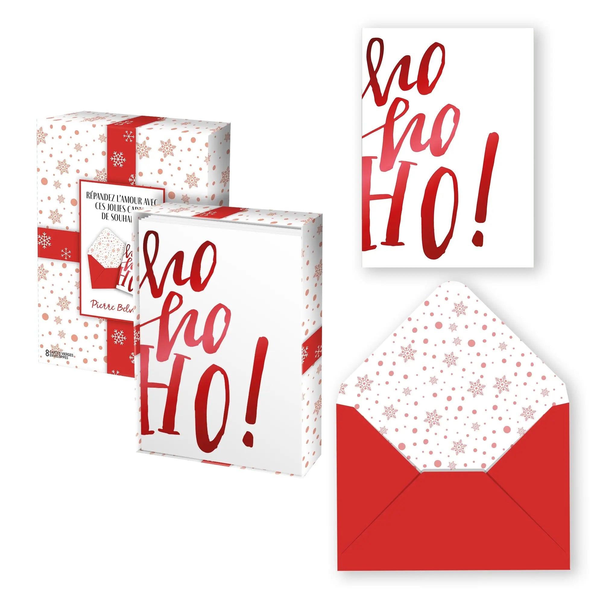 CARTE NOËL ENS./ 8 HO HO HO! PBI AUTRES
