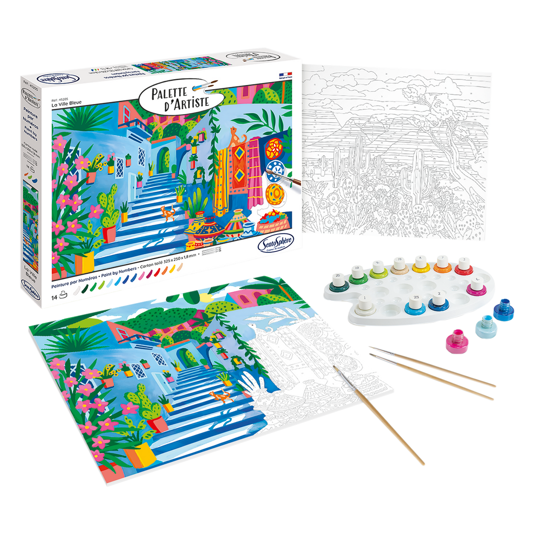 PALETTE D'ARTISTE - LA VILLE BLEUE SENTOSPHERE