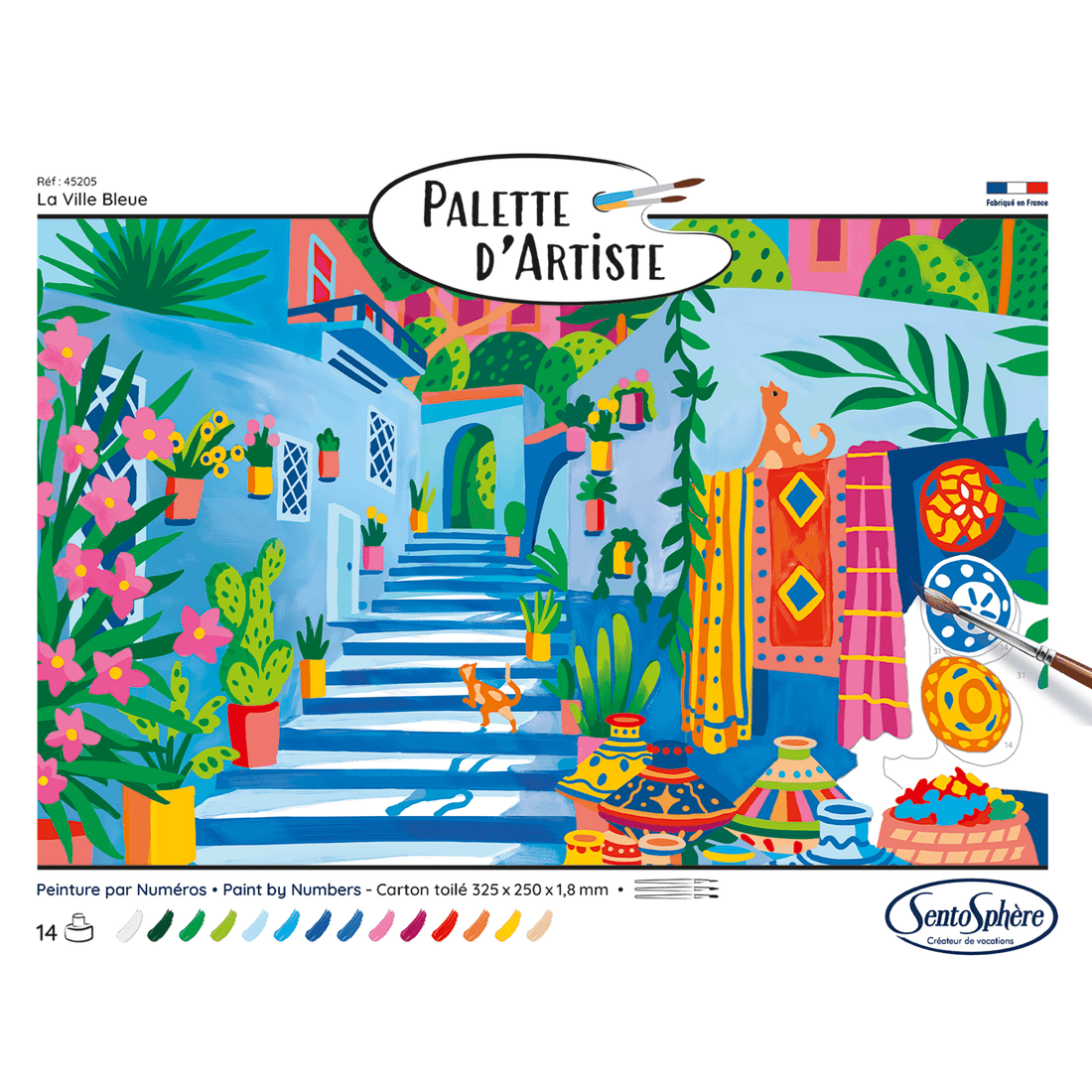 PALETTE D'ARTISTE - LA VILLE BLEUE SENTOSPHERE