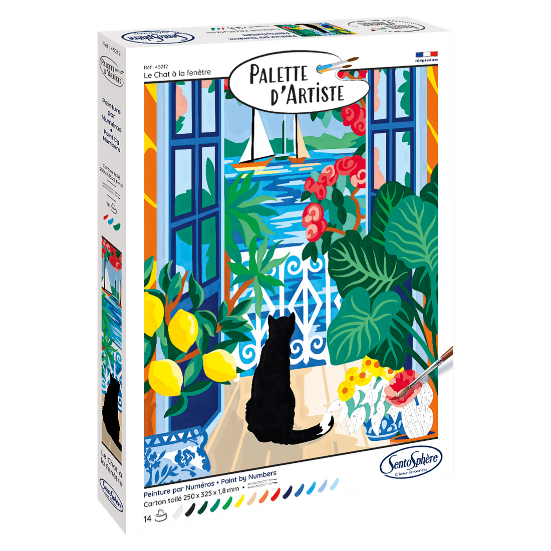 PALETTE D'ARTISTE - LE CHAT À LA FENÊTRE SENTOSPHERE