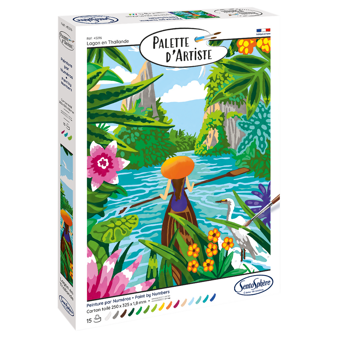 PALETTE D'ARTISTE - LAGON EN THAÏLANDE SENTOSPHERE