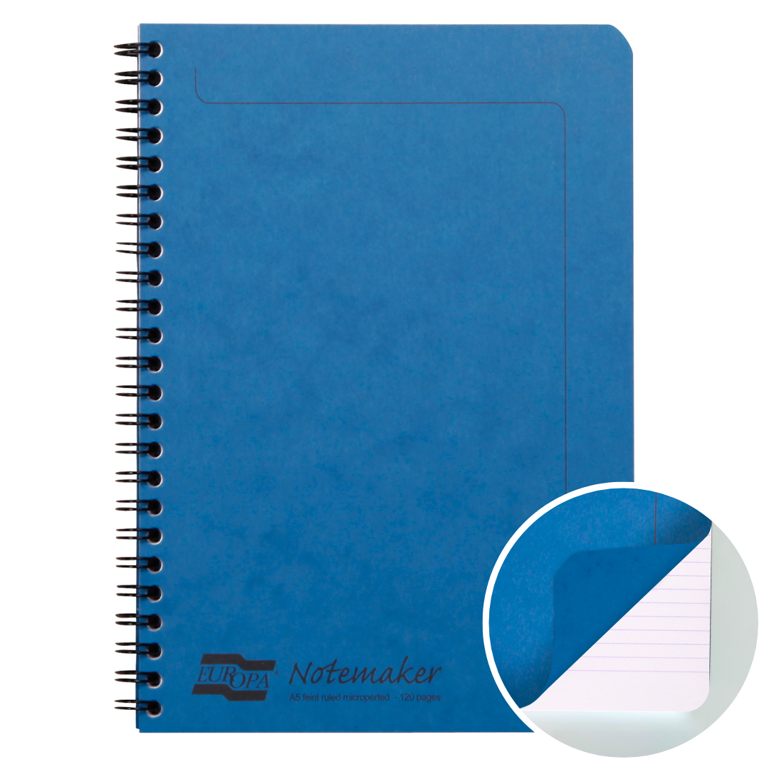Bloc-Notes  ligné 120P 5¾X8¾ Bleu CLAIREFONTAINE