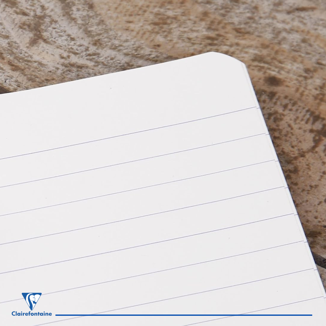 Bloc-Notes  Ligné 120P 8¼X11¾ Bleu CLAIREFONTAINE