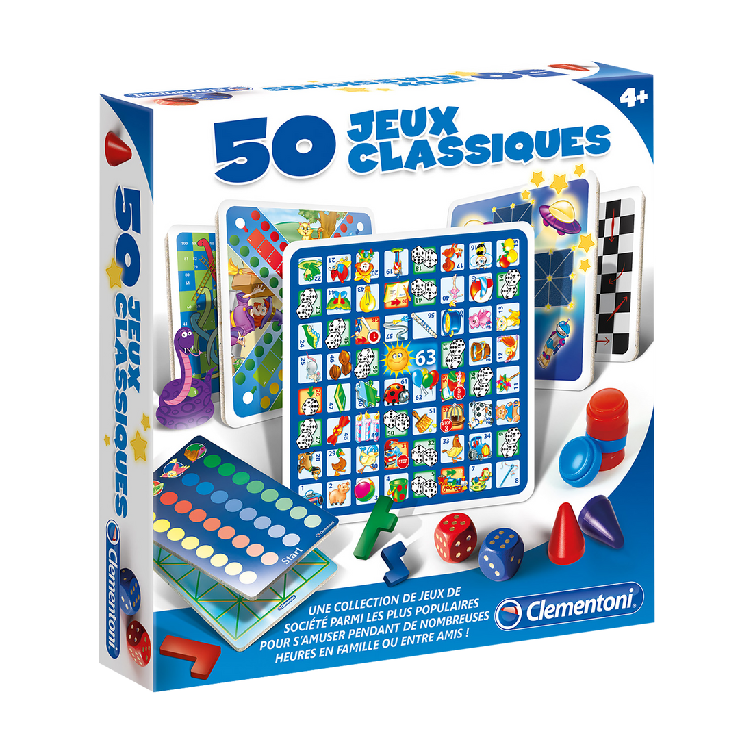50 JEUX CLASSIQUES CLEMENTONI