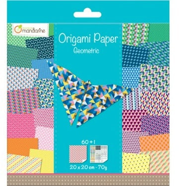 Origami : Geometric 60F 20x20 70g MY MANDARINE