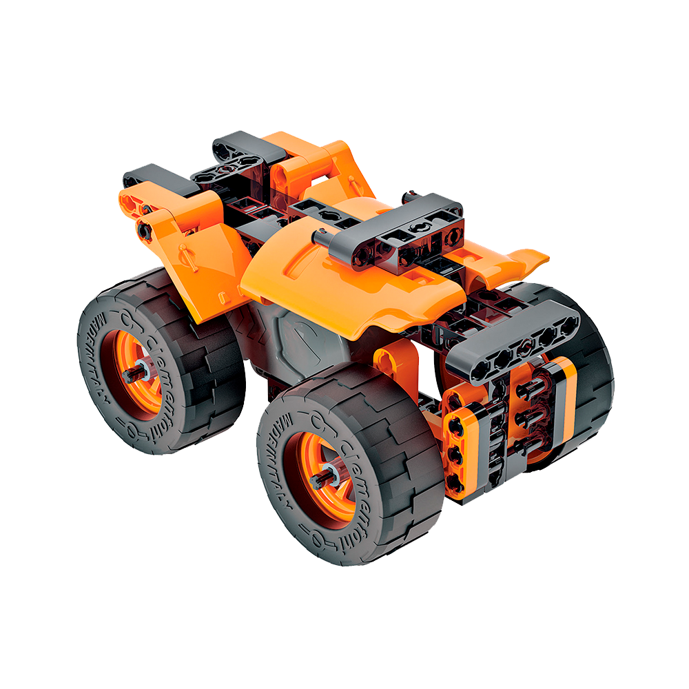 MON ATELIER DE MÉCANIQUE - BUGGY ET QUAD  À FRICTION CLEMENTONI