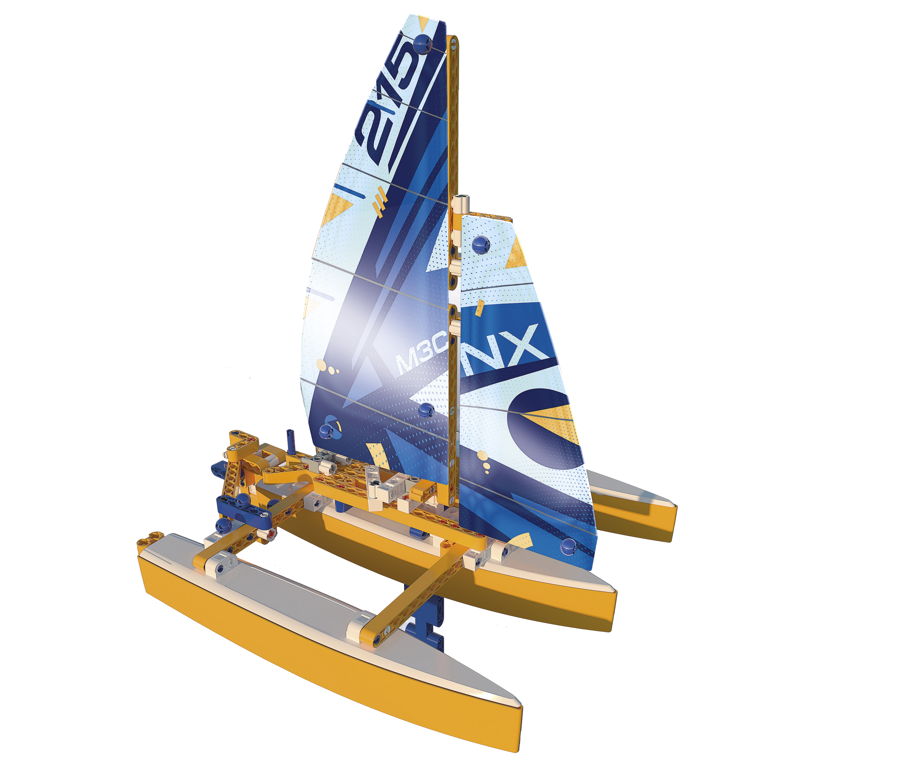 MON ATELIER DE MÉCANIQUE - BATEAU À VOILE CLEMENTONI