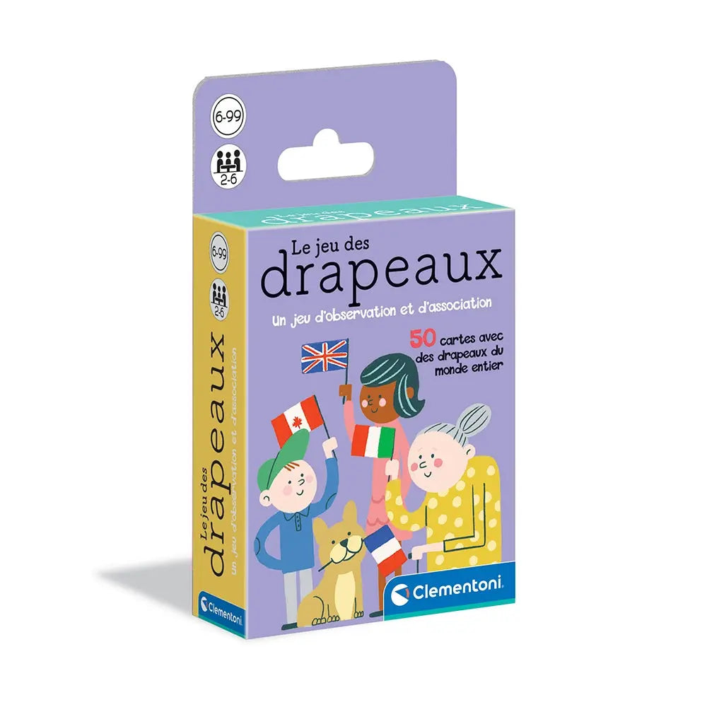 JEU DE CARTES - LE JEU DES DRAPEAUX CLEMENTONI