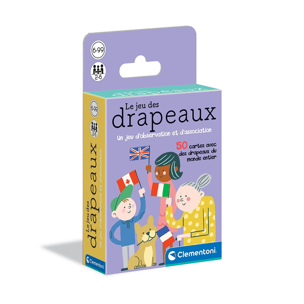 JEU DE CARTES - LE JEU DES DRAPEAUX CLEMENTONI