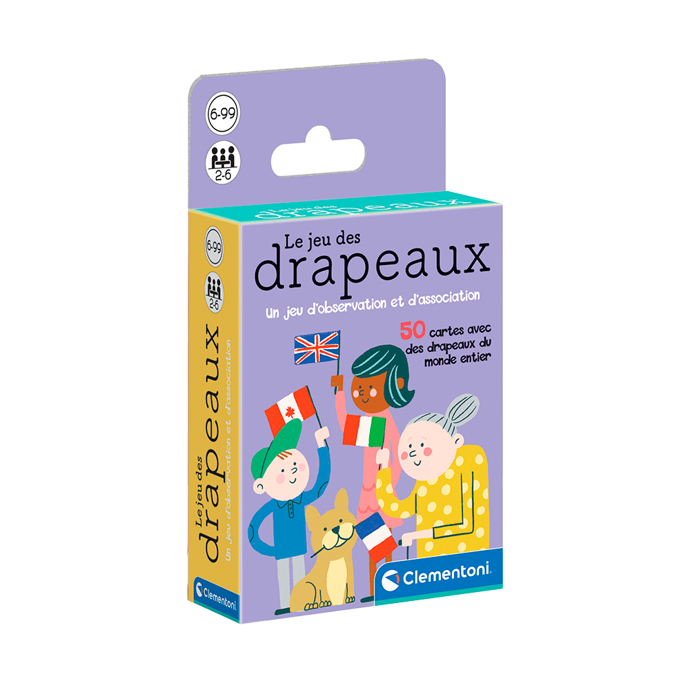 JEU DE CARTES - LE JEU DES DRAPEAUX CLEMENTONI