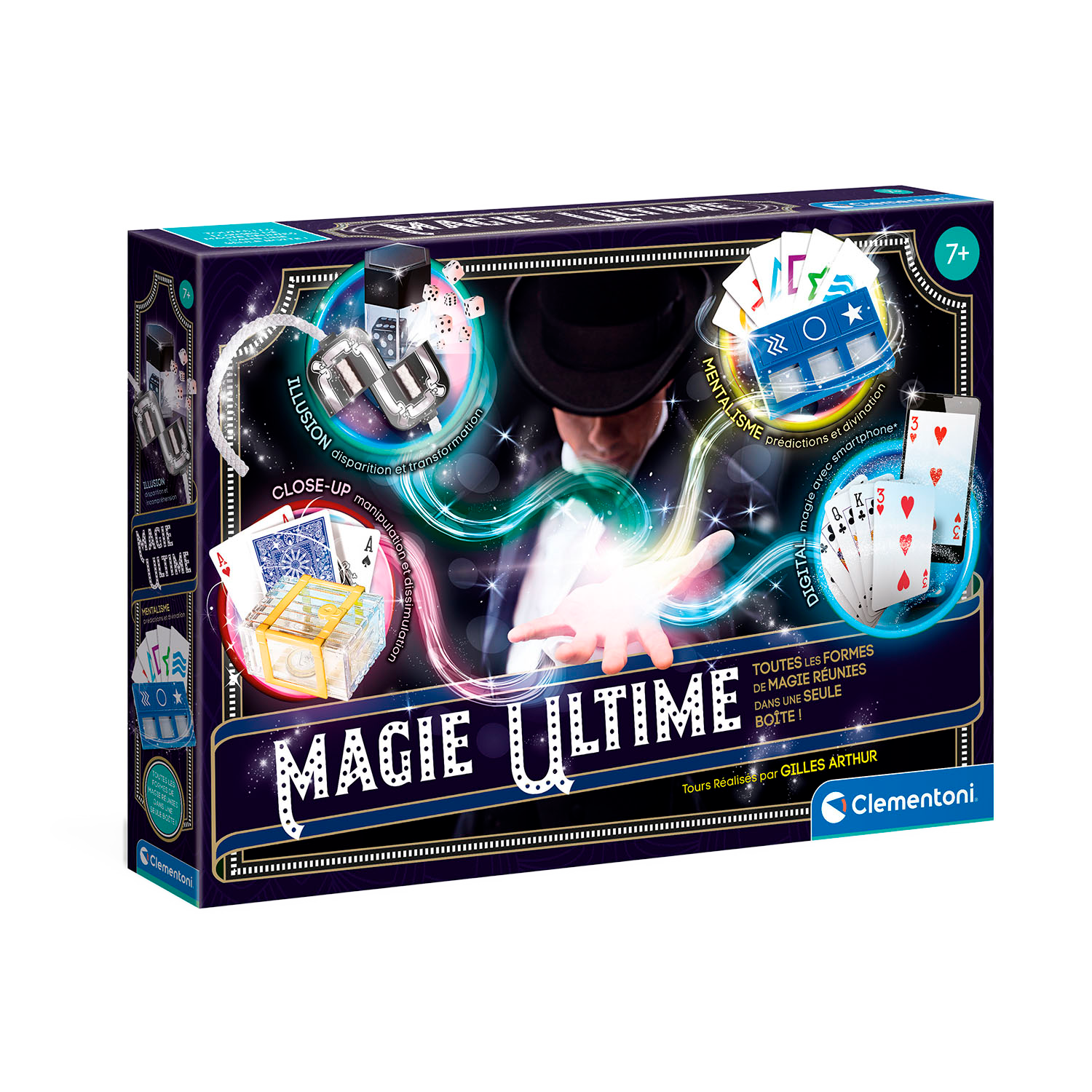 MAGIE ULTIME - TOUTES LES FORMES DE MAGIE RÉUNIES DANS UNE SEULE BOÎTE CLEMENTONI