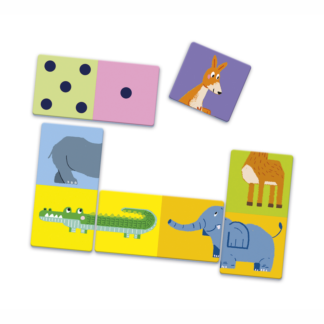 EDUCATION- DOMINOS CHIFFRES ET ANIMAUX CLEMENTONI