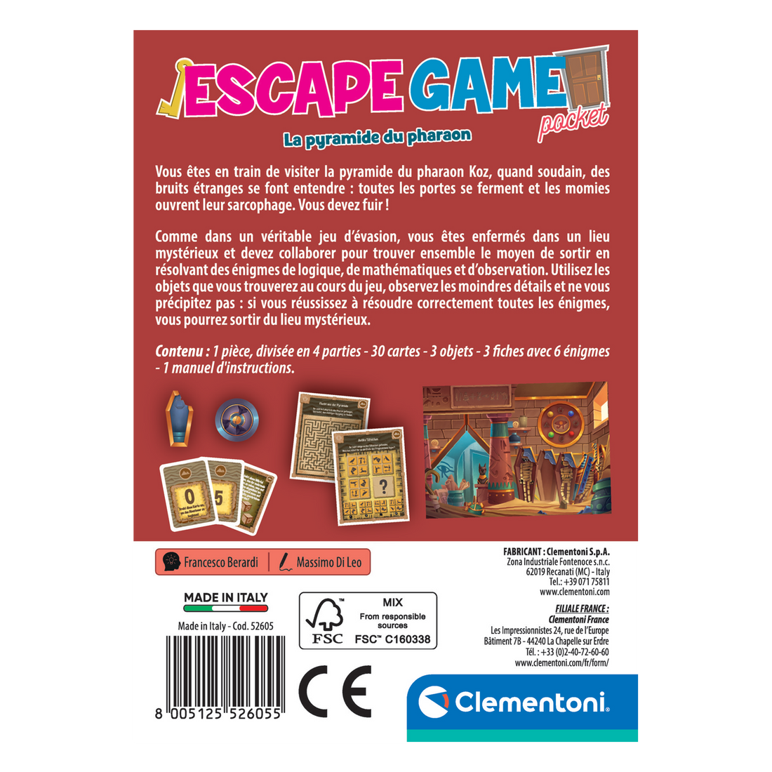 ESCAPE ROOM - PHARAON CLEMENTONI