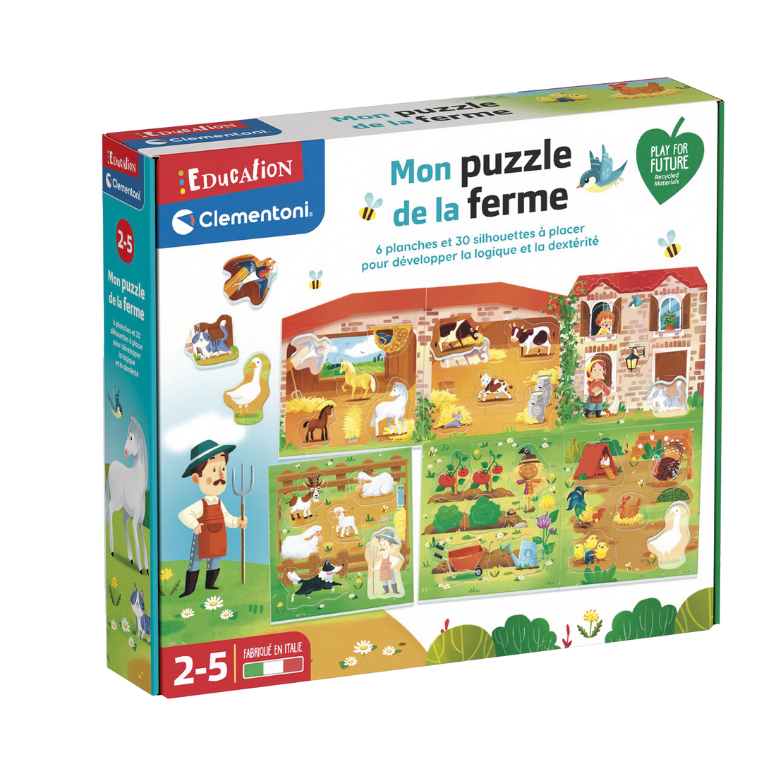 EDUCATION - MON PUZZLE DE LA FERME CLEMENTONI