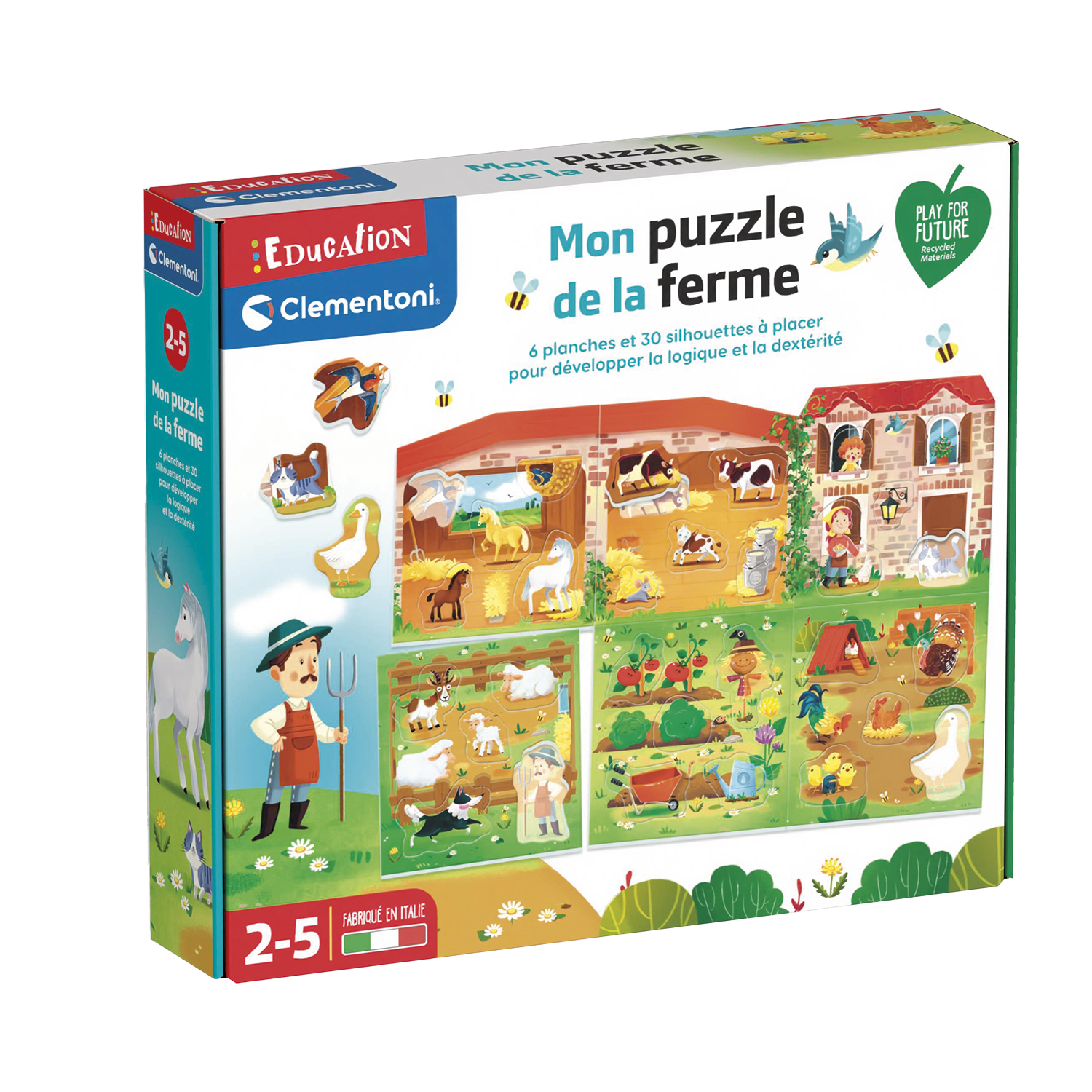 EDUCATION - MON PUZZLE DE LA FERME CLEMENTONI